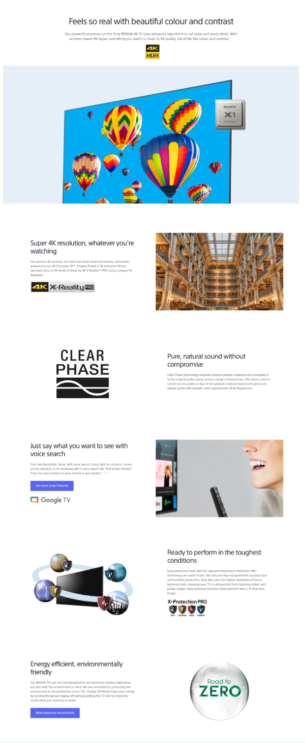 Sony 55″ KD-55X75K 4K Ultra HD | High Dynamic Range (HDR) | Smart TV ...