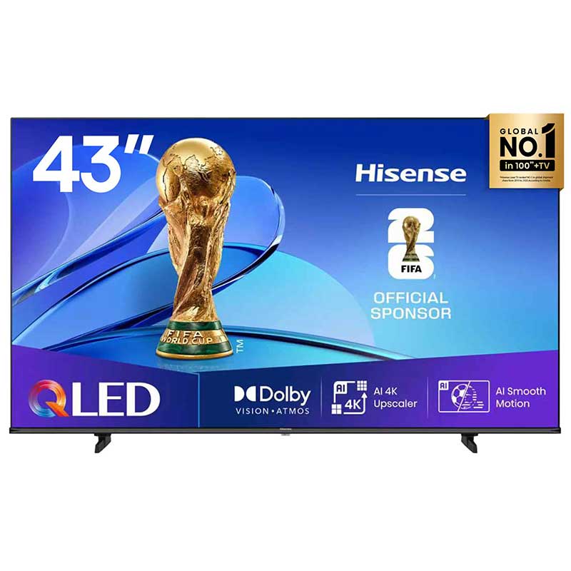 Hisense 43Q6Q | 43″ QLED 4K 60Hz VIDAA Smart TV