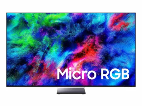 MRAR95HAEXKE Samsung 65 inch Micro RGB R95H 4K Vision AI Smart TV front view